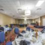 Banquet meeting room with audiovisual equipment Banquet meeting room with audiovisual equipment