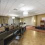 Banquet meeting room with audiovisual equipment Banquet meeting room with audiovisual equipment