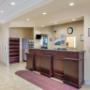 Front desk with friendly staff Front desk with friendly staff