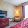 Spacious room with flat-screen television Spacious room with flat-screen television