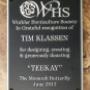 Aluminum and Bronze plaques are available. Aluminum and Bronze plaques are available.
