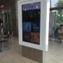 A custom digital signage enclosure, located at one of Ontario’s enroute stops. These enclosures are custom-made and allow you to integrate your own technology and interactive features. A custom digital signage enclosure, located at one of Ontario’s enroute stops. These enclosures are custom-made and allow you to integrate your own technology and interactive features.