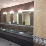The ladies bathroom has beautiful ambient lighting, ceramic and mosaic tile throughout and elegant granite counters at 1000 Islands Ivy Lea KOA campground. The ladies bathroom has beautiful ambient lighting, ceramic and mosaic tile throughout and elegant granite counters at 1000 Islands Ivy Lea KOA campground.