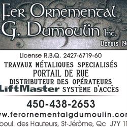 Fer Ornemental G Dumoulin Inc in Saint-Jérôme