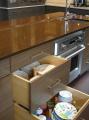 Solid wood kitchen cabinets