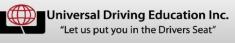 Universal Driving ed. Inc.