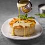 BREAD PUDDING - vanilla, raisins, jack daniel's whiskey sauce BREAD PUDDING - vanilla, raisins, jack daniel's whiskey sauce