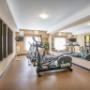 Fitness center with cardio equipment Fitness center with cardio equipment