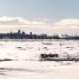 Winter view of river Winter view of river