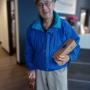 Happy client Harold leaving the clinic Happy client Harold leaving the clinic