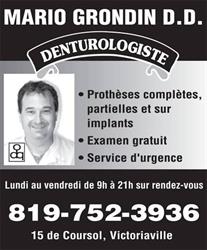 Grondin Mario - Denturologiste