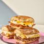 Variety of Breakfast Sandwiches Variety of Breakfast Sandwiches
