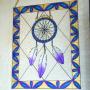 Dream Catcher Purple Gold 16x20 Unframed Plexi Dream Catcher Purple Gold 16x20 Unframed Plexi