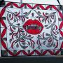 Sexy Vampire Lips Stained Glass Art 8x10 Plexi Sexy Vampire Lips Stained Glass Art 8x10 Plexi