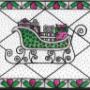 Victorian Sleigh Stained Glass Style Art 8x10 Plex Victorian Sleigh Stained Glass Style Art 8x10 Plex