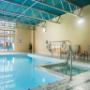 Indoor heated pool with hot tub Indoor heated pool with hot tub