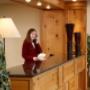 Front desk with friendly staff Front desk with friendly staff