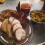 Chargé par visiteur le 2016-02-01 - country roasted rolled turkey, brown butter mash, smoked wings, fall slaw, late summer succotash and red eye gravy Chargé par visiteur le 2016-02-01 - country roasted rolled turkey, brown butter mash, smoked wings, fall slaw, late summer succotash and red eye gravy