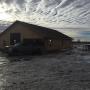 Natural rusting standing seam metal roofing system. Custom Gable closure flashings. Continuous Vents Ridge system. Natural rusting standing seam metal roofing system. Custom Gable closure flashings. Continuous Vents Ridge system.