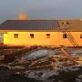 24 gauge standing seam with peel and stick underlay and ventilated ridge system. 24 gauge standing seam with peel and stick underlay and ventilated ridge system.