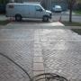 Custom stamped concrete driveway. Old brick with ashlar stone borders. Custom stamped concrete driveway. Old brick with ashlar stone borders.