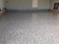 Garage Floor Coating with Decorative Flake