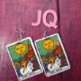 Tarot Card Earrings Tarot Card Earrings