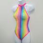 This bodysuit adds a great pop of colour to any rave outfit This bodysuit adds a great pop of colour to any rave outfit