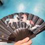 Lots of variety of small hand fans Lots of variety of small hand fans