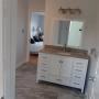 Completely remodelled bathroom with new ceramic tile and in-floor heating. Completely remodelled bathroom with new ceramic tile and in-floor heating.