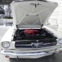 Completed frame off restoration of a 6 cly. Mustang Coupe in Wimbledon White and blue Interior Completed frame off restoration of a 6 cly. Mustang Coupe in Wimbledon White and blue Interior