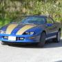 Here is a 1995 Camaro, original paint in Quaser Blue Metallic, hood and trunk sanded out, gold stripes painted on in base, clear added keeping the rest of the car original Here is a 1995 Camaro, original paint in Quaser Blue Metallic, hood and trunk sanded out, gold stripes painted on in base, clear added keeping the rest of the car original