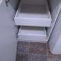 After: Updated option pull out shelving with drawers makes finding items easy After: Updated option pull out shelving with drawers makes finding items easy