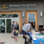 The community enjoys a barbeque lunch from Sage Creek Animal Hospital The community enjoys a barbeque lunch from Sage Creek Animal Hospital
