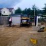Site work in Fredericton, preparing for foundation of garage. Site work in Fredericton, preparing for foundation of garage.