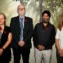 Drs. Burke, Hauk, Singh, and Albano (from left to right) Drs. Burke, Hauk, Singh, and Albano (from left to right)