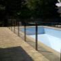 Glass panel fencing Glass panel fencing