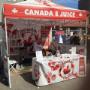 Our pop-up booth at the first annual Canada Juice Jam Our pop-up booth at the first annual Canada Juice Jam