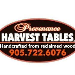 Provenance Harvest Tables