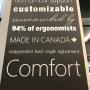 Hand-painted lettering on wall at the Ergocentric showroom at the King Eddy Hotel in Toronto. 2019 Hand-painted lettering on wall at the Ergocentric showroom at the King Eddy Hotel in Toronto. 2019