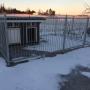 12ft by 16ft galvanized steel dog kennel manufactured for a local residential owner 12ft by 16ft galvanized steel dog kennel manufactured for a local residential owner