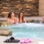 Outdoor hot pool and infrared saunas Outdoor hot pool and infrared saunas