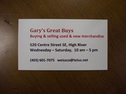 Gary's Great Buys