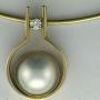 Custom pearl pendant at Omori Diamonds Winnipeg Custom pearl pendant at Omori Diamonds Winnipeg