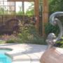 Aménagement paysager avec piscine et trottoir en pavé de béton. Produits Permacon. Réalisation Aménagements Passion Paysages Inc. Aménagement paysager avec piscine et trottoir en pavé de béton. Produits Permacon. Réalisation Aménagements Passion Paysages Inc.