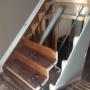 Stair transformation continues...old stair is carefully removed. Stair transformation continues...old stair is carefully removed.