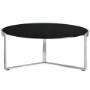 Disk Coffee Table in Black Disk Coffee Table in Black