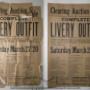 Chargé par visiteur le 2016-10-05 - Printed Broadside Poster, Before and After Conservation Treatment Chargé par visiteur le 2016-10-05 - Printed Broadside Poster, Before and After Conservation Treatment