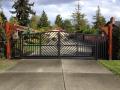 Custom Aluminum Driveway Gates