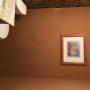 Brown bathroom walls with tile and granite Brown bathroom walls with tile and granite